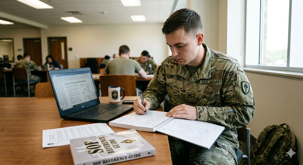 Introduction to Special Operations Force Course (SOC1210_19D&E) Practice Test Banner