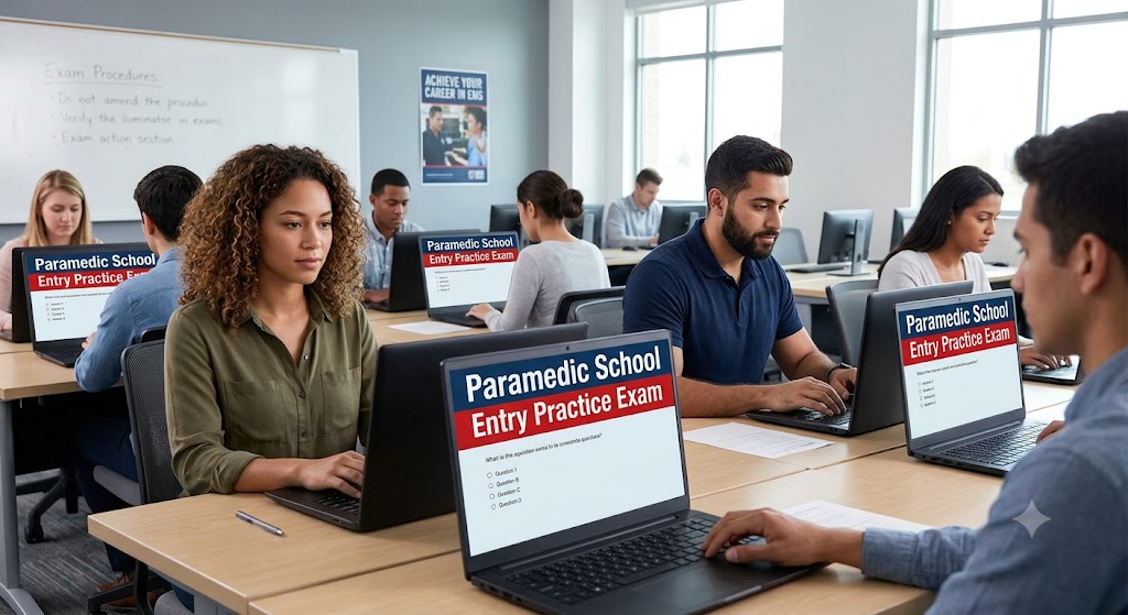 Paramedic School Entry Practice Exam Banner