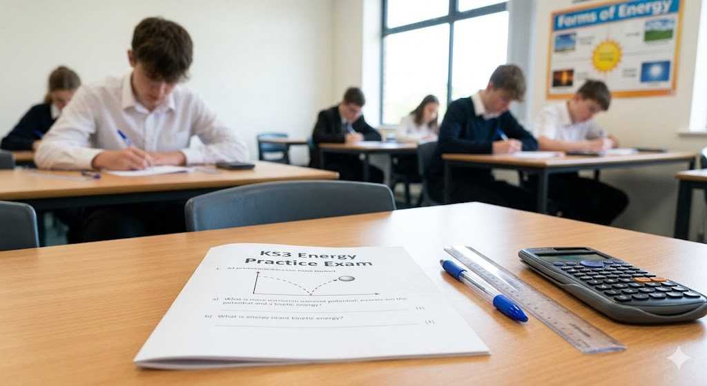 Key Stage 3 (KS3) Energy Practice Test Banner