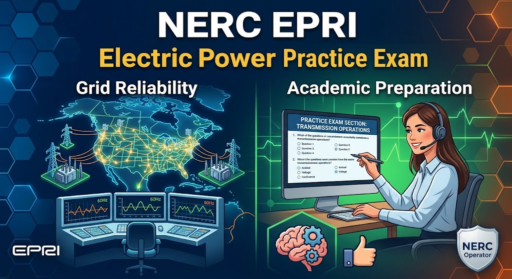 NERC Electric Power Research Institute (EPRI) Practice Exam Banner
