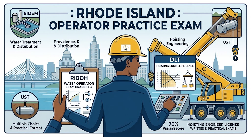 Rhode Island Operator Practice Exam Banner