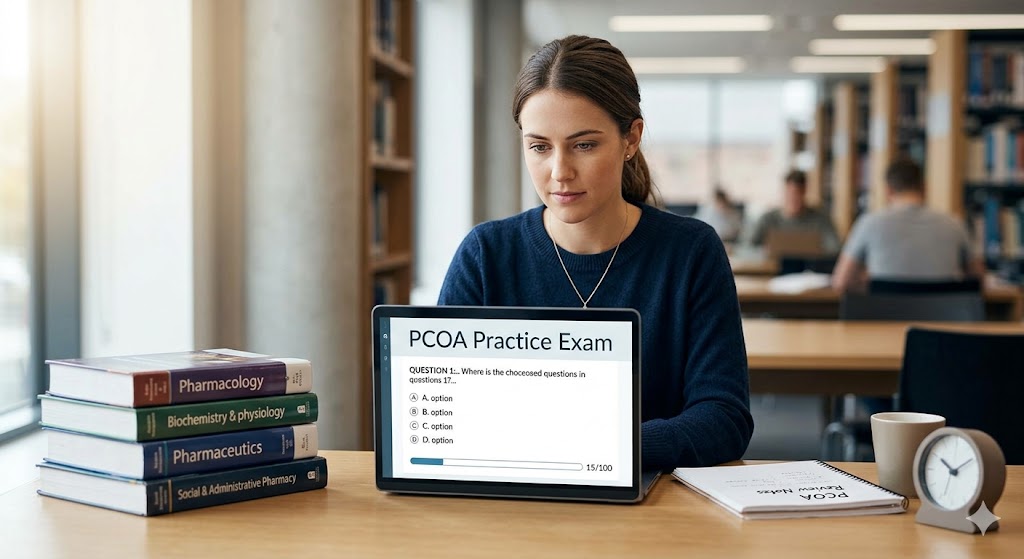 Pharmacy Curriculum Outcomes Assessment (PCOA) Practice Exam Banner