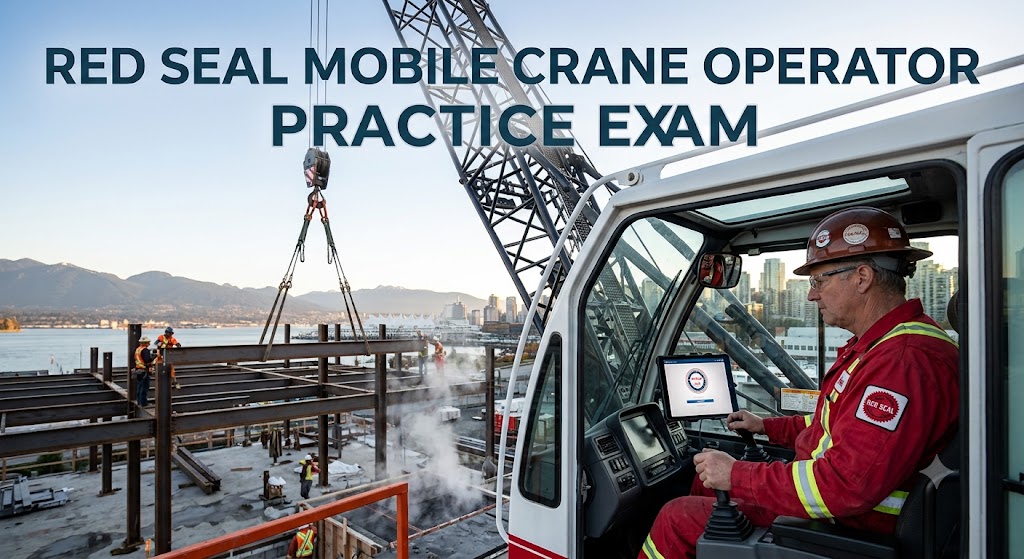 Red Seal Mobile Crane Operator Practice Exam Banner