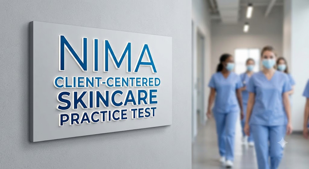NIMA Client-Centered Skincare Practice Test Banner