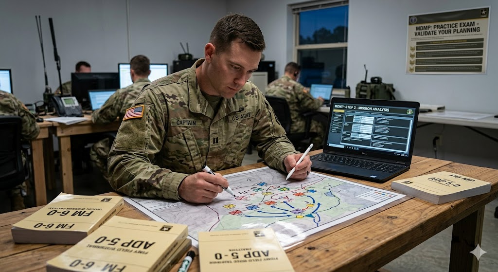 Military Decision Making Process (MDMP) Practice Exam Banner
