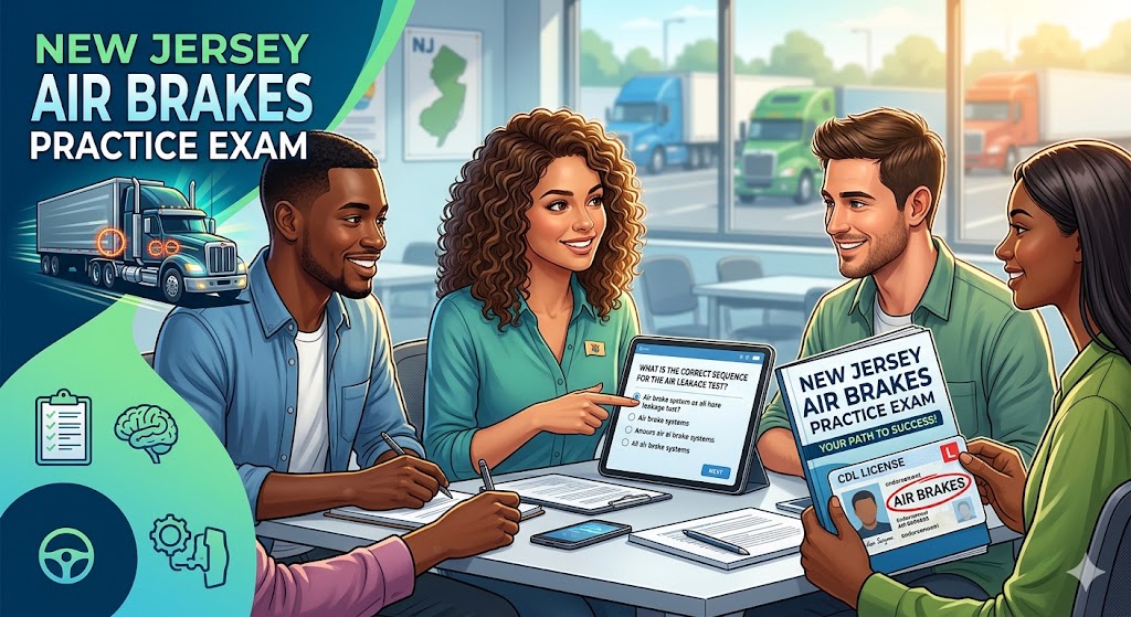 New Jersey Air Brakes Practice Exam Banner