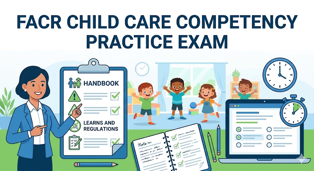 FACR Child Care Facilities Rules and Regulations Competency Practice Exam Banner
