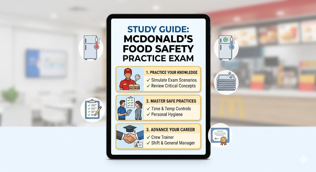McDonald's Food Safety Practice Test Banner
