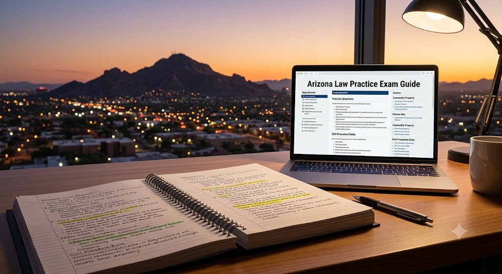 Arizona Law Practice Exam Banner
