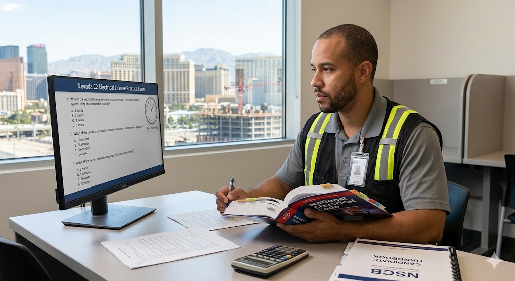 Nevada C2 Electrical License Practice Exam Banner