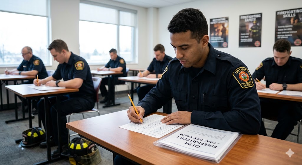 Ontario Office of the Fire Marshal (OFM) Firefighter I Certification Practice Exam Banner