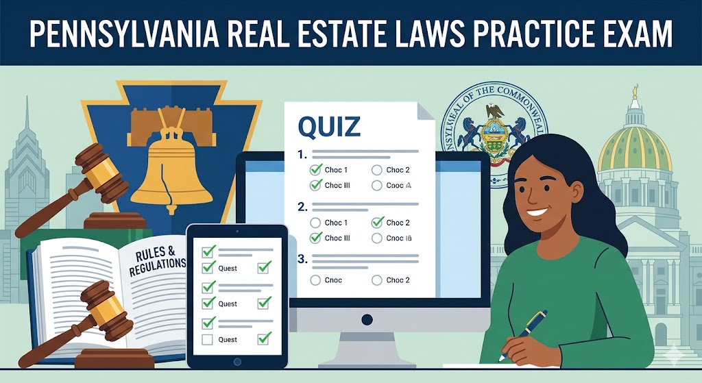 Pennsylvania Laws and Rules Practice Test Banner