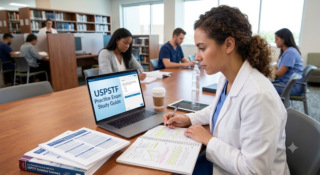 U.S. Preventive Services Task Force (USPSTF) Practice Exam Banner