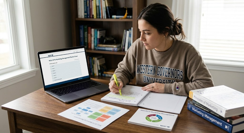 Western Governors University (WGU) MKTG2150 D174 Marketing Management Practice Exam Banner