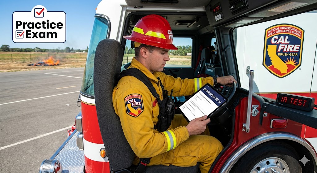 Cal Fire Driver/Operator 1A Practice Exam Banner