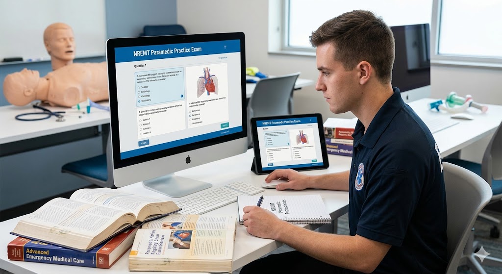 Paramedic National Registry Practice Banner