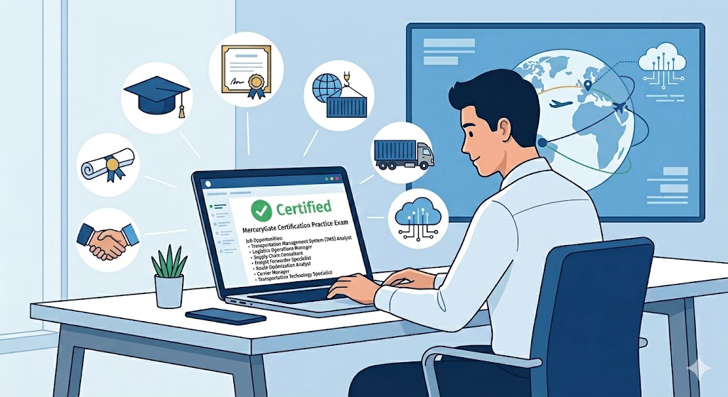 MercuryGate Practice Test Banner