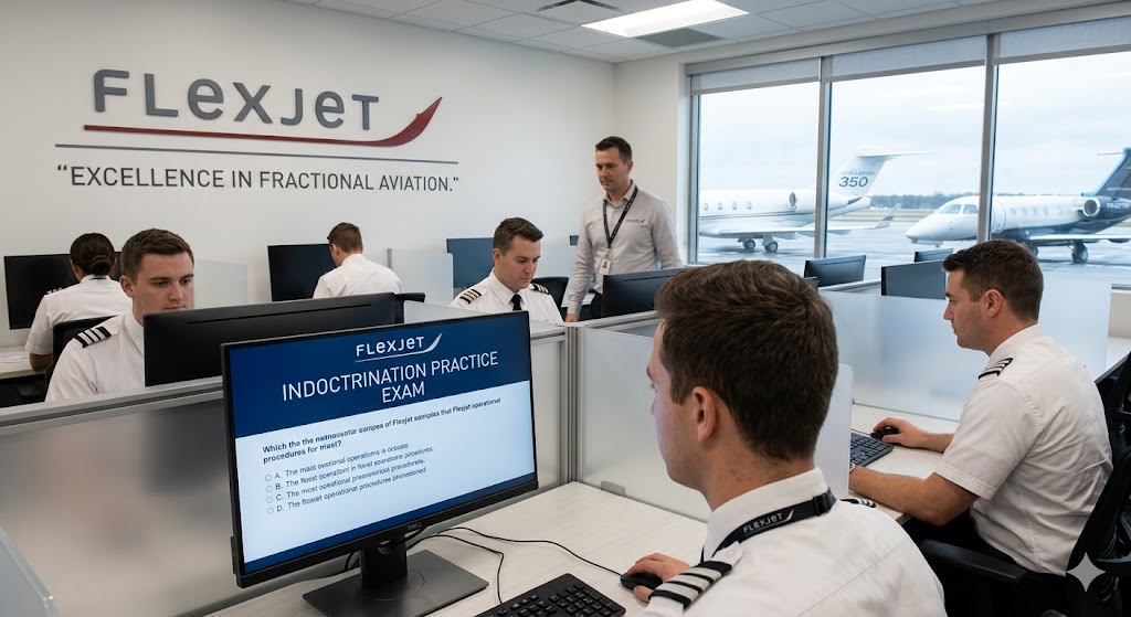 Flexjet Indoctrination Practice Exam Banner