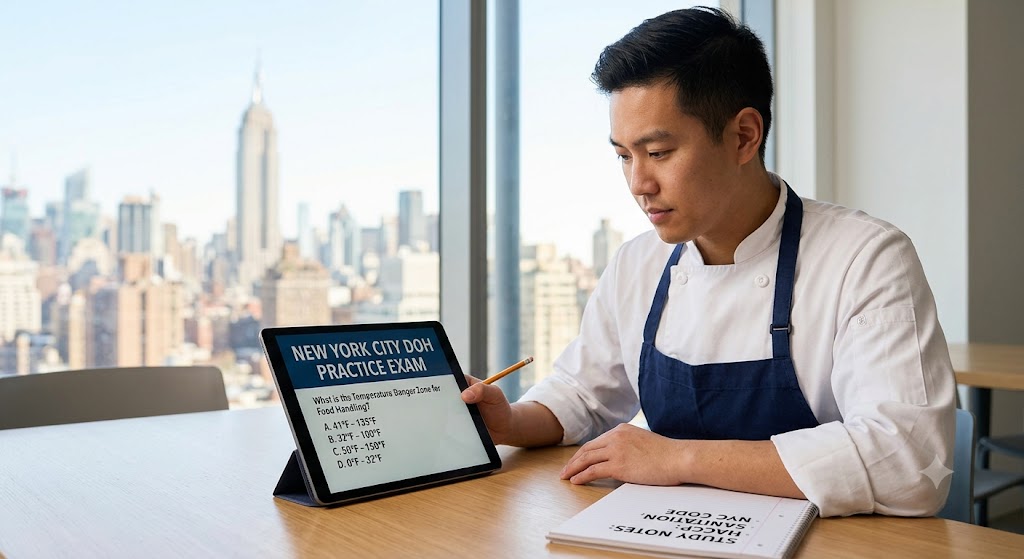 New York City DOH Food Protection Practice Exam Banner