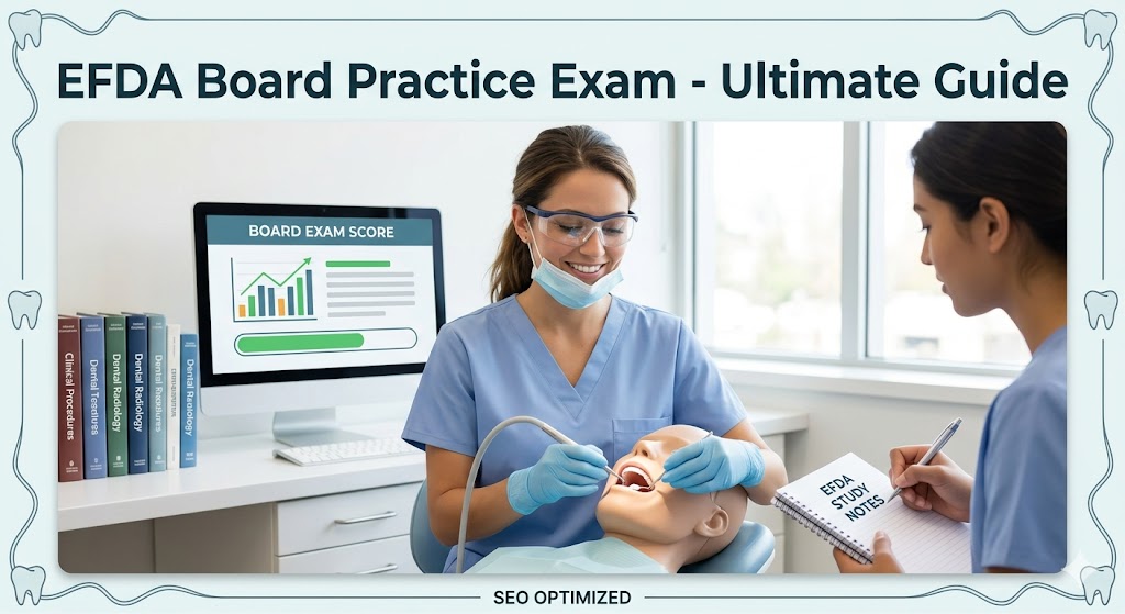 Expanded Function Dental Assistant (EFDA) Board Practice Exam Banner