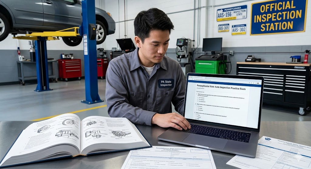 Pennsylvania State Auto Inspection Practice Test Banner