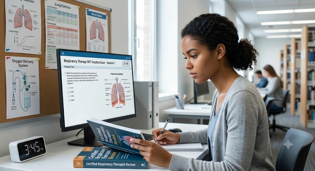 Respiratory Therapy CRT Practice Exam Banner