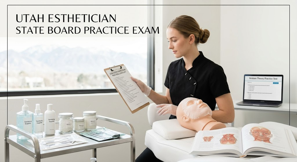 Utah Esthetician State Board Practice Exam Banner