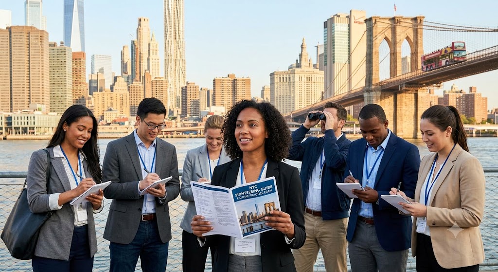 NYC Sightseeing Guide License Practice Exam Banner