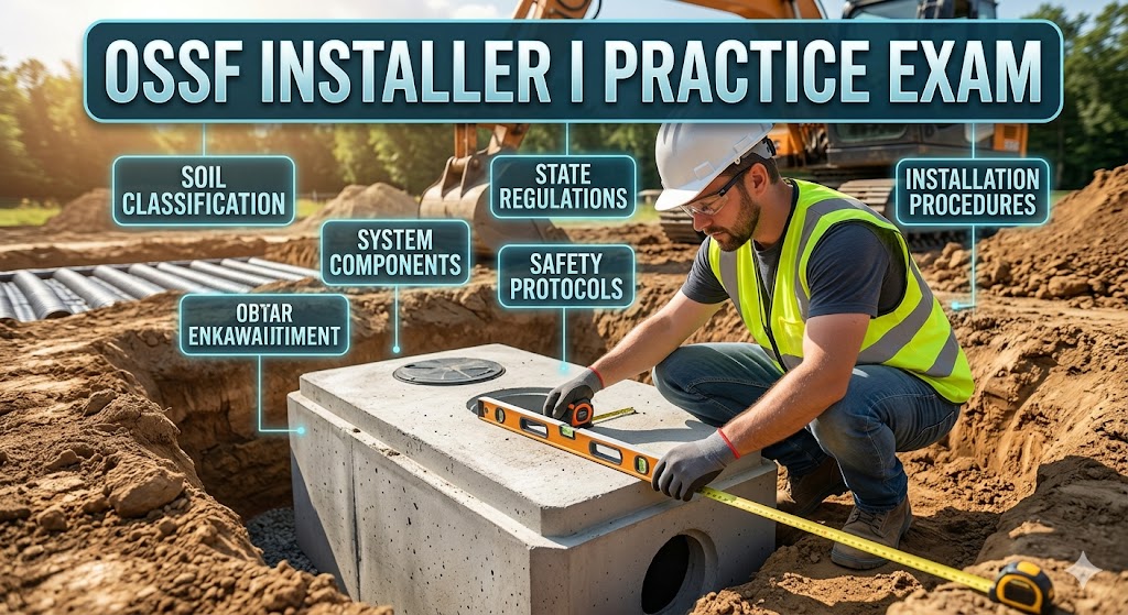 On-Site Sewage Facilities (OSSF) – Installer I Practice Exam Banner
