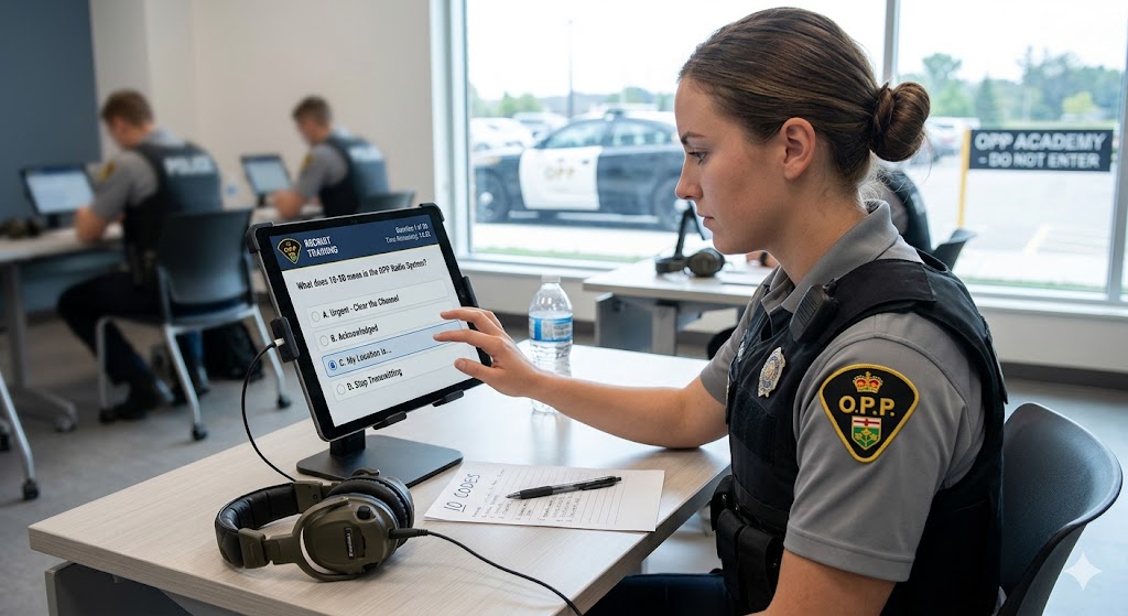 Ontario Provincial Police 10 Codes Practice Test Banner