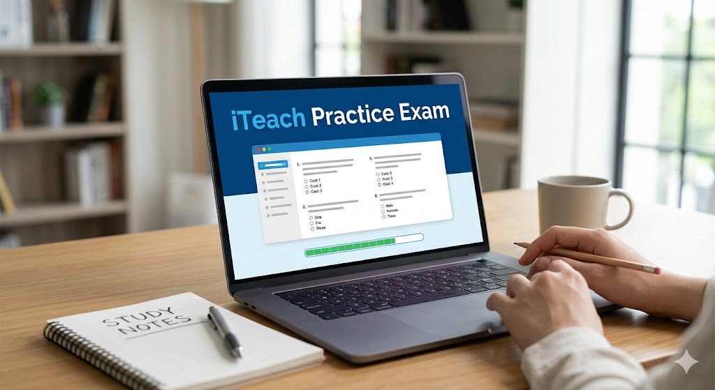 iTeach Practice test Banner