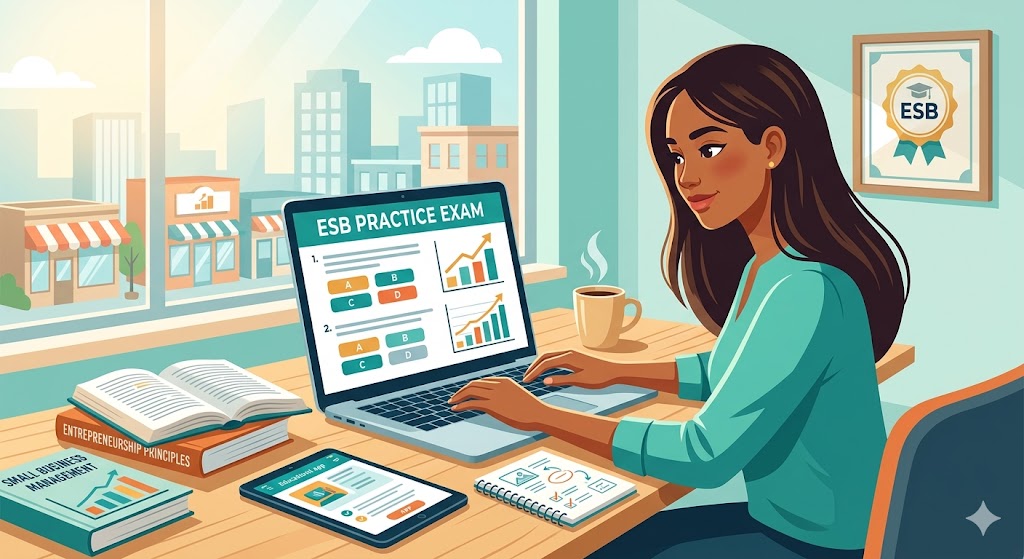 Entrepreneurship and Small Business (ESB) Certification Practice Exam Banner