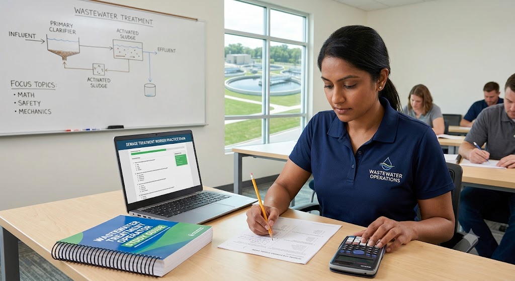 Sewage Treatment Worker Practice Exam Banner