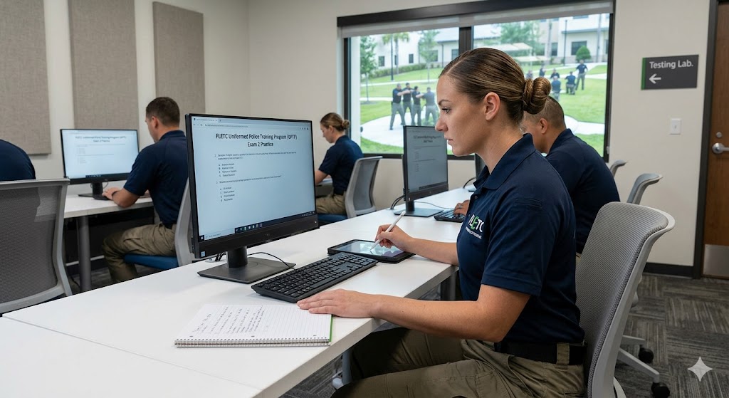 FLETC Uniformed Police Training Program (UPTP) Exam 2 Practice Banner