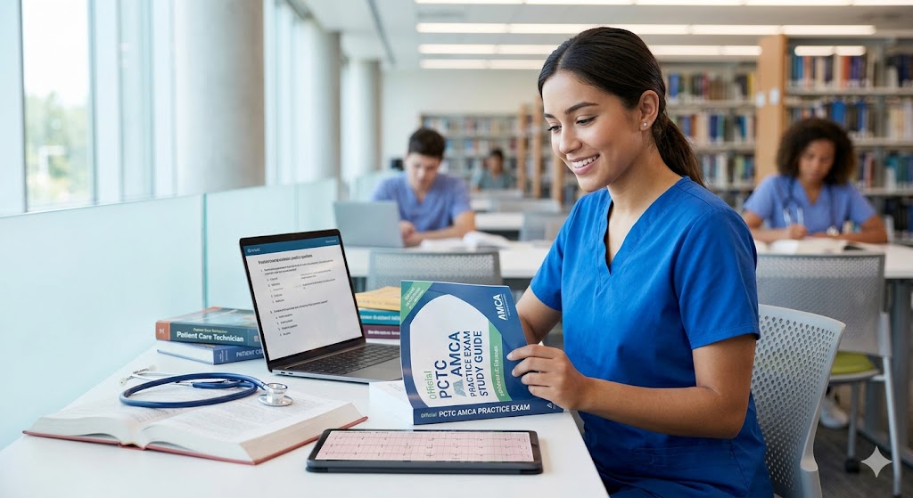 Patient Care Technician Certification (PCTC) AMCA Practice Exam Banner