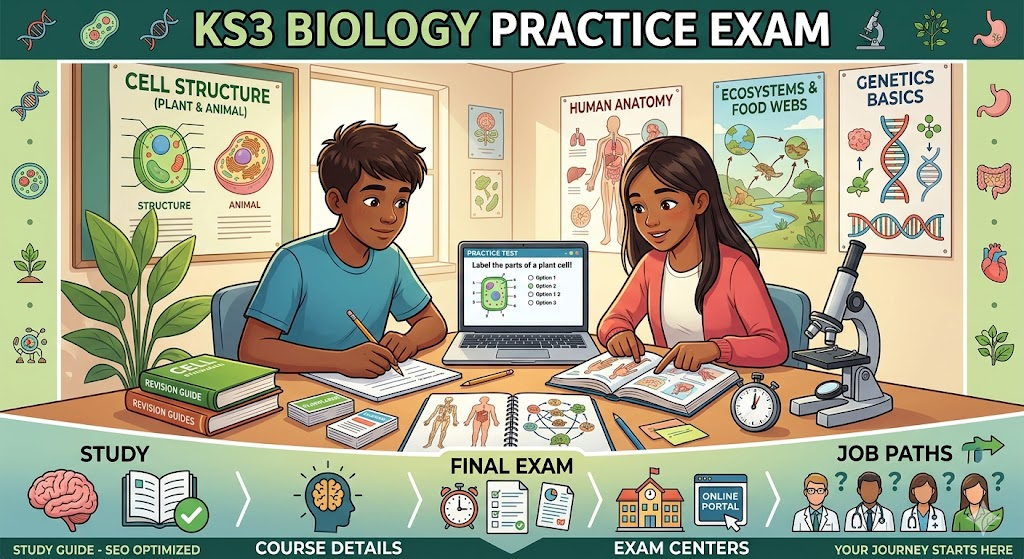 Key Stage 3 (KS3) Biology Practice Test Banner