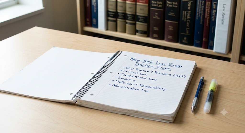 Your Comprehensive Study Guide for the New York Law Exam (NYLE) Practice Test Banner