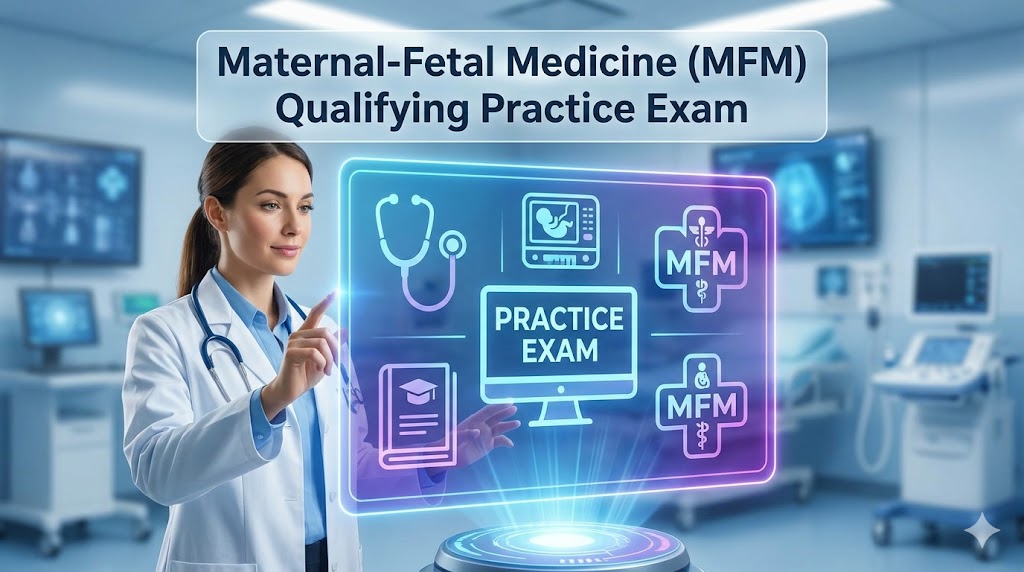 Maternal-Fetal Medicine (MFM) Qualifying Practice Exam Banner