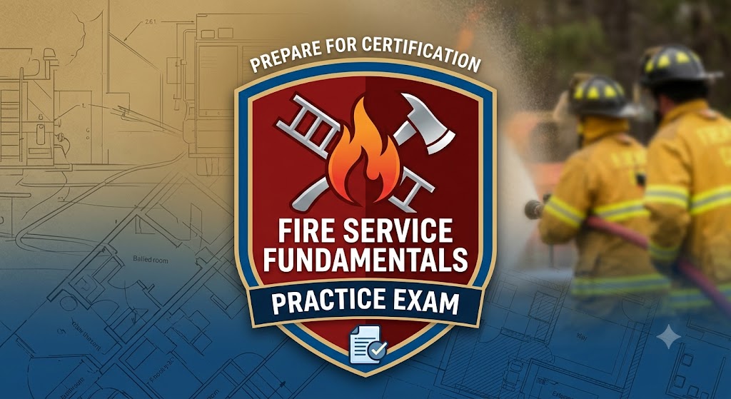 Fire Service Fundamentals: Organization, Safety, and Operations Practice Test Banner
