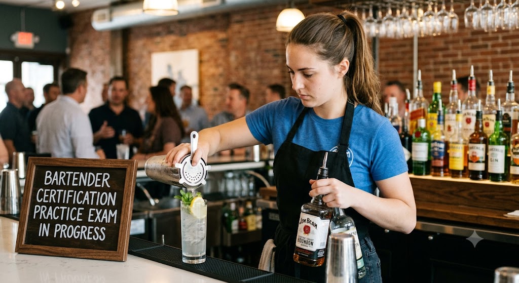 Professional Bartending School Practice Test Banner