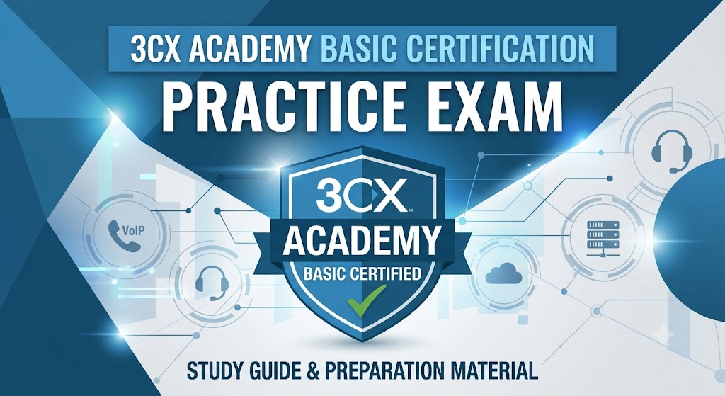 3CX Academy Basic Certification Practice Test Banner