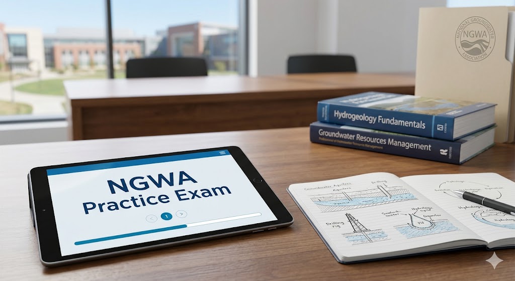 NGWA Practice Exam Study Guide Banner