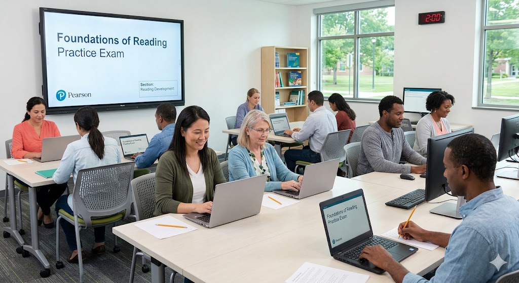 Pearson – Foundations of Reading Practice Exam Banner