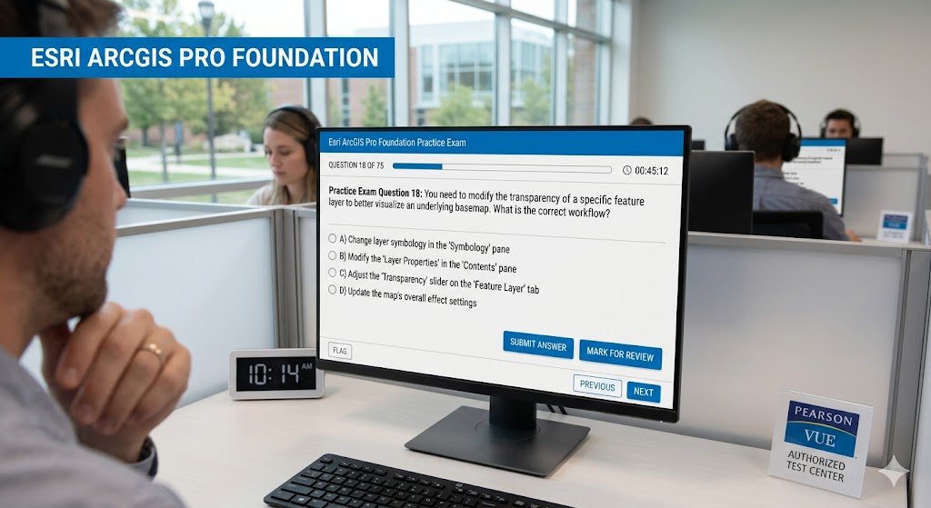 Esri ArcGIS Pro Foundation Certification Practice Test Banner