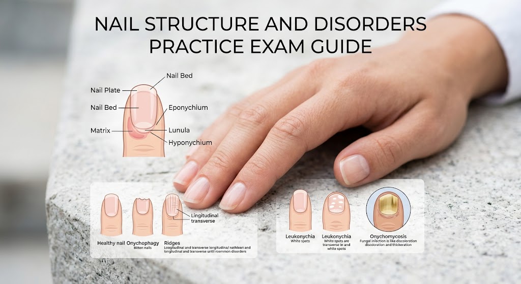 Nail Tech Academy of Easley Practice Exam Banner