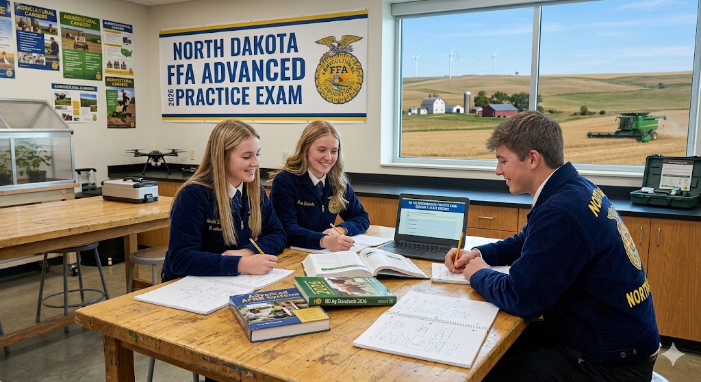 North Dakota FFA Advanced 2026 Practice Exam Banner