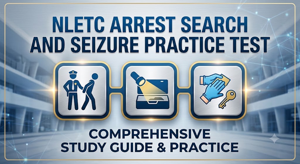 NLETC Arrest Search and Seizure Practice Test Banner