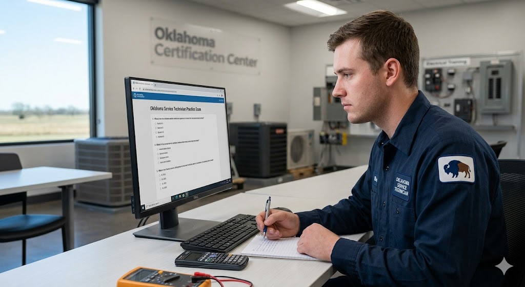 Oklahoma Service Technician Practice Exam Banner