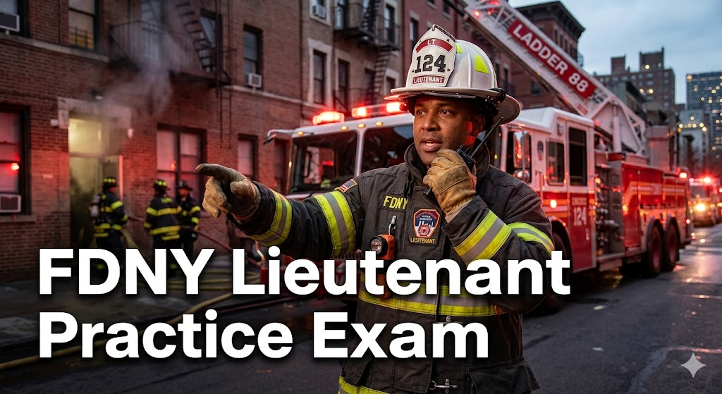 FDNY Lieutenant (LT) Practice Test Banner