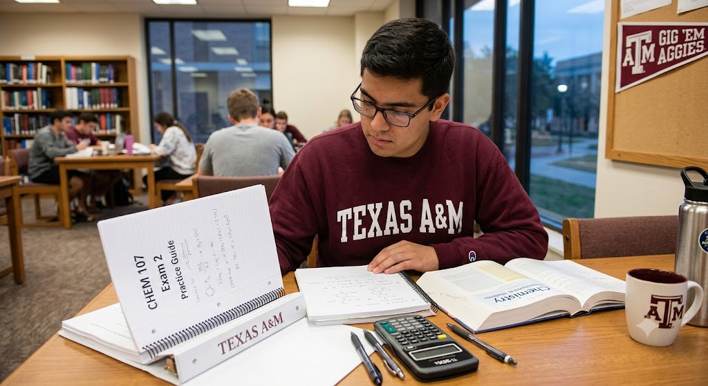 Ace Your TAMU CHEM107 Exam 2: Practice Guide Banner